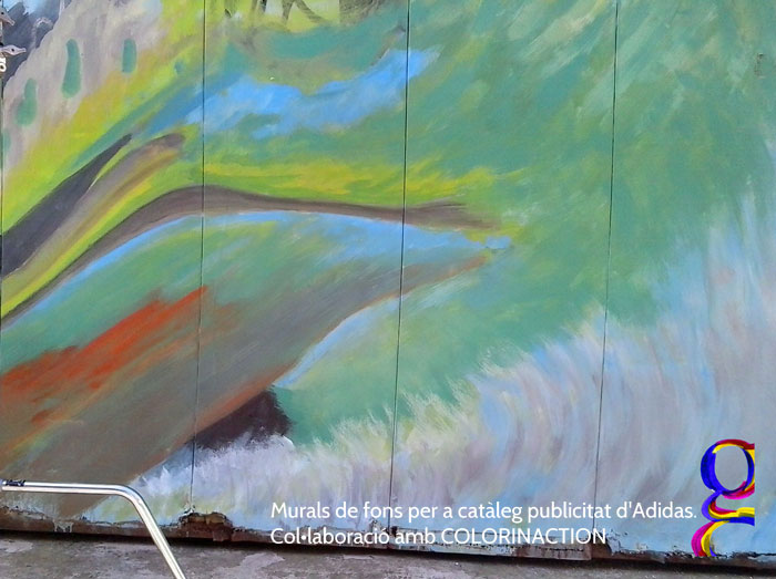 Mural Adidas - Jordi Agustí